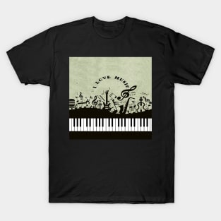 I Love Music T-Shirt